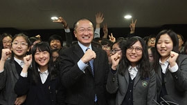 President Kim to Korean Young People: Find Your Passion - and Your Purpose